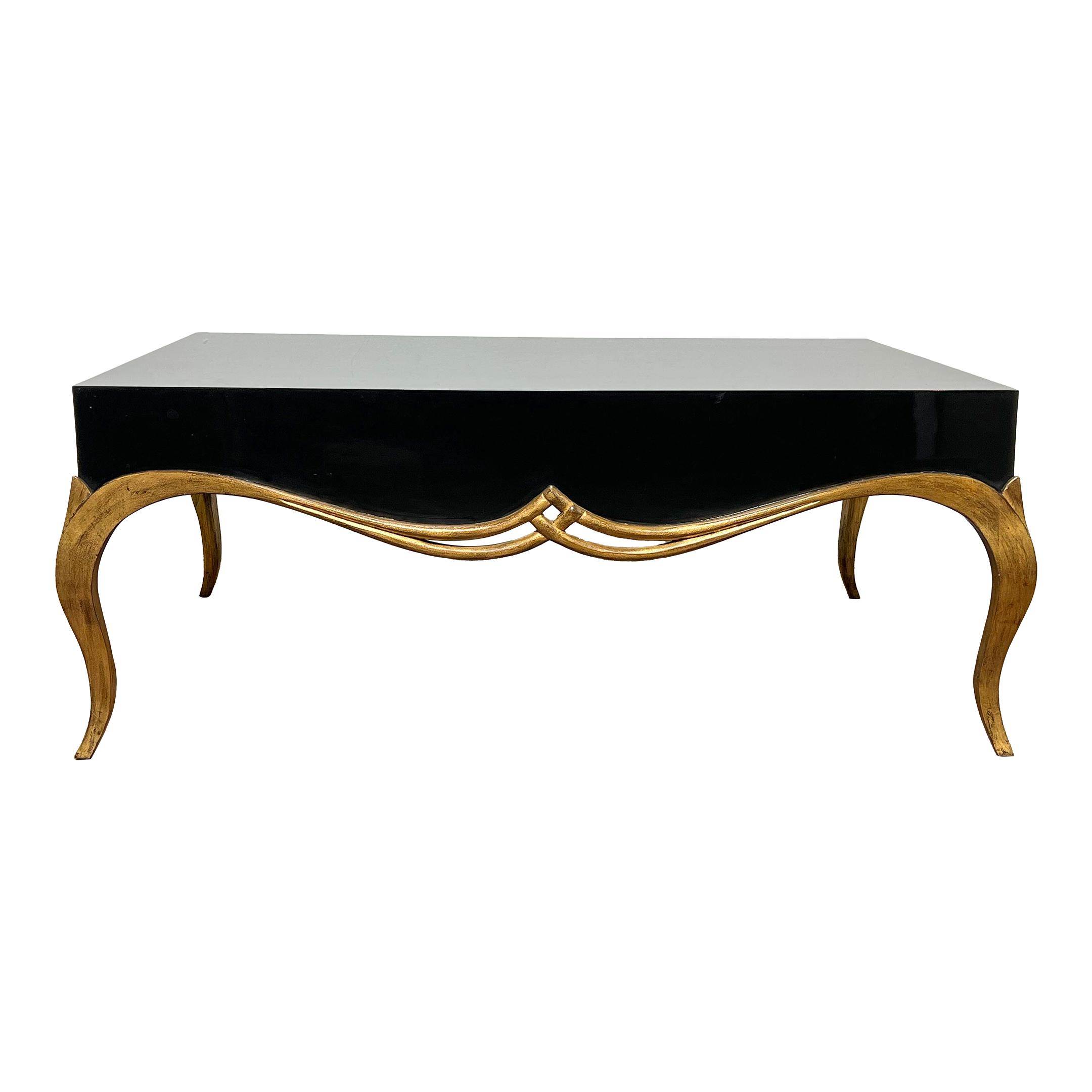 Christopher Guy Lacquered and Gilt Coffee 