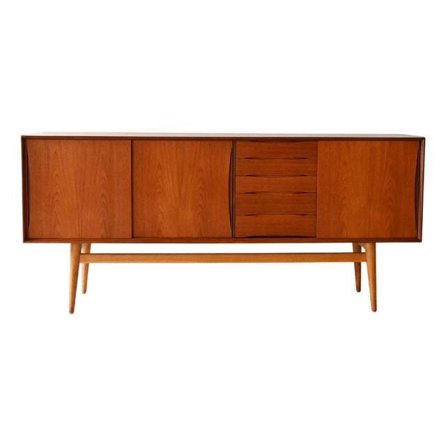 Vintage Scandinavian Teak Sideboard, 1960s For Sale