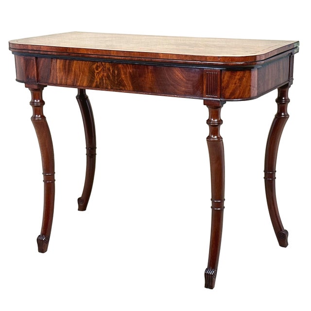 Regency Mahogany Tea Table, 1820 For Sale - Image 14 of 14