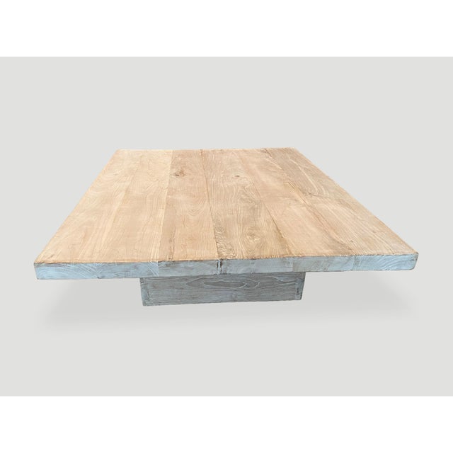 Andrianna Shamaris Signature St. Barts Teak Wood Coffee Table For Sale - Image 9 of 18