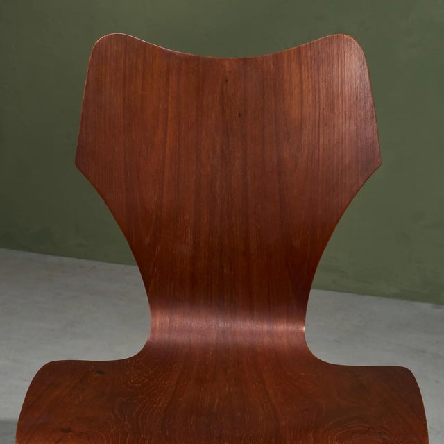 Dining Chairs in Teak and Plywood, Scandinavia, Set of 6 For Sale - Image 9 of 11