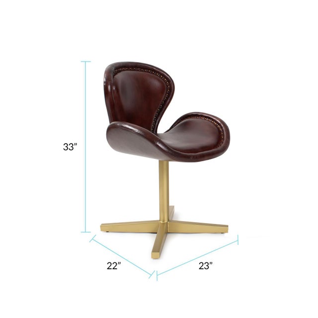 Newcastle Leather Chair For Sale - Image 10 of 11