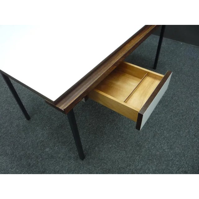 Mid-Century Architect's Desk in the style of Knoll, 1960s For Sale - Image 6 of 12
