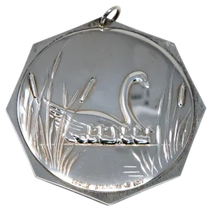 1977 Towle Sterling Ornament "7 Swans a Swimming"