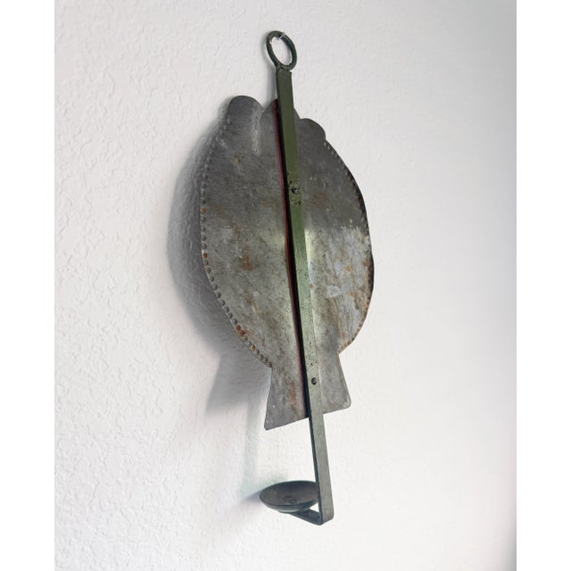 1960s Ira Yeager Painted Wall Candle Sconce, Attributed For Sale - Image 12 of 12
