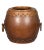 Chinese Copper And Bronze Barrel Form Planter For Sale - Image 11 of 12