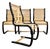 Scandinavian Modern Terje Hope for Westnofa Set of 4 Dining Chairs For Sale