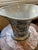 Metal Mid-20th Century Chinese Blue & White Crackle Glaze Vase With Bats & Shou Motif For Sale - Image 7 of 7