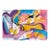 Yellow & Pink Abstract by Les Anderson For Sale