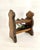 Brown 1960s Dutch Brutalist Oak Wine Rack For Sale - Image 8 of 9