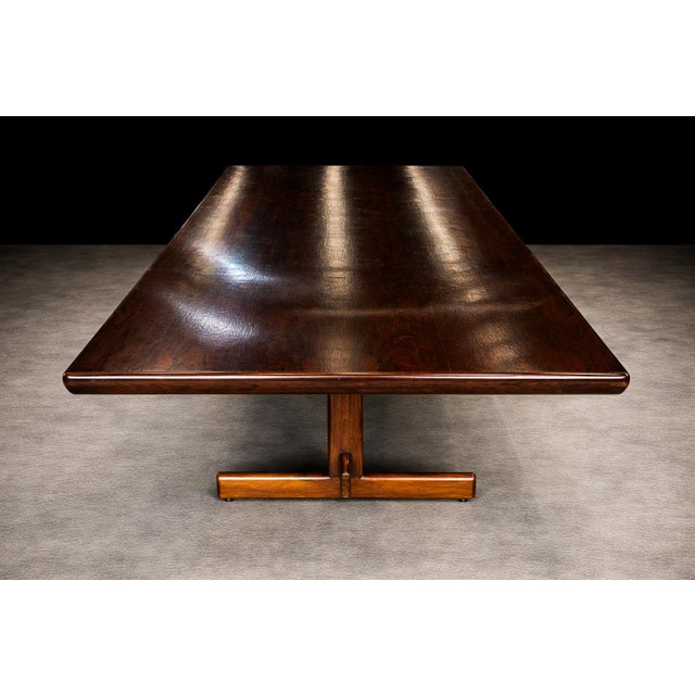 Brazilian Modern Dining Table in Rosewood by Jorge Jabour, 1960s For Sale - Image 4 of 13