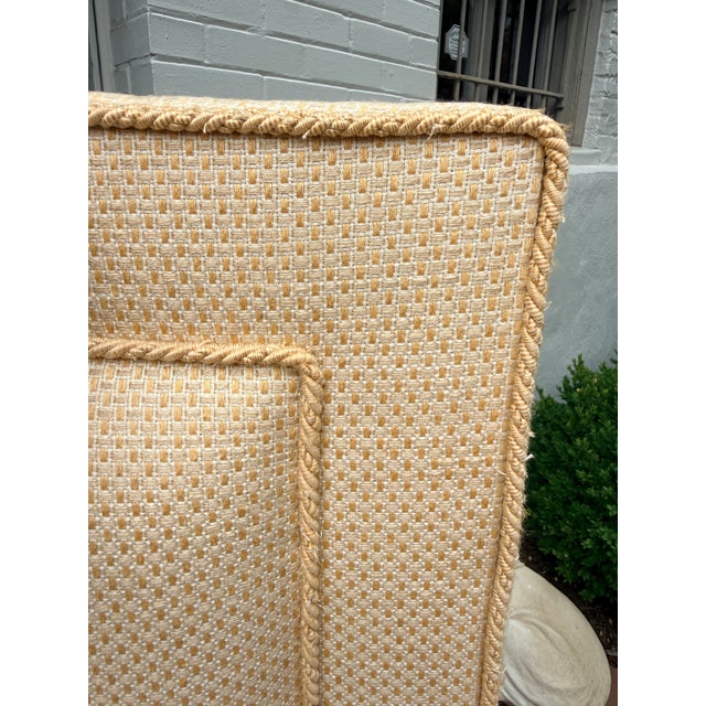 Fully Upholstered King Headboard & Skirt For Sale - Image 11 of 12