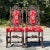Gothic Vintage Gothic Carved Wood Dining Chairs - a Pair For Sale - Image 3 of 7