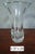 Daum France crystal vase, with a modern and sculptural design. This model features an elegant flared shape resting on a...
