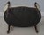 Vintage Walnut Rococo Parlor Settee W. Damask Upholstery For Sale - Image 18 of 18