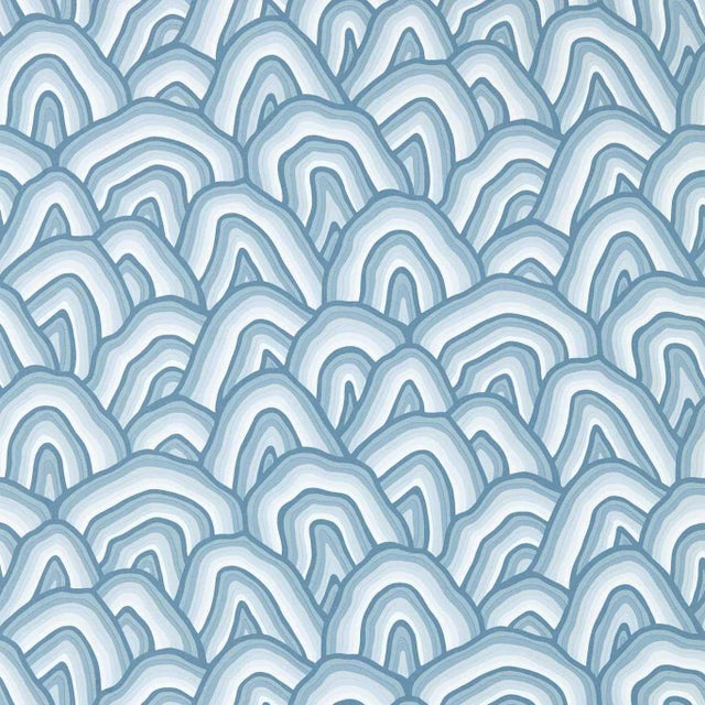 Harlequin Kumo Wallpaper in Wild Water/Exhale For Sale