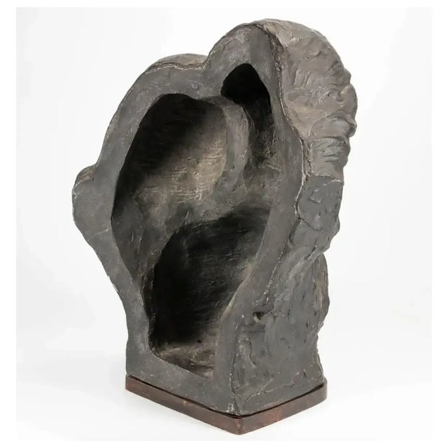 19th Century Monumental Stoneware Sculpture of the the Holy Family Consists of the Child Jesus, the Virgin Mary and Saint Joseph For Sale - Image 9 of 12