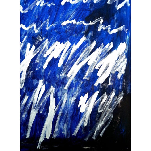 19.6" X 25.5" - Set of 6 'Writings' Cy Twombly Inspired Abstract Original Art Installation For Sale - Image 11 of 13