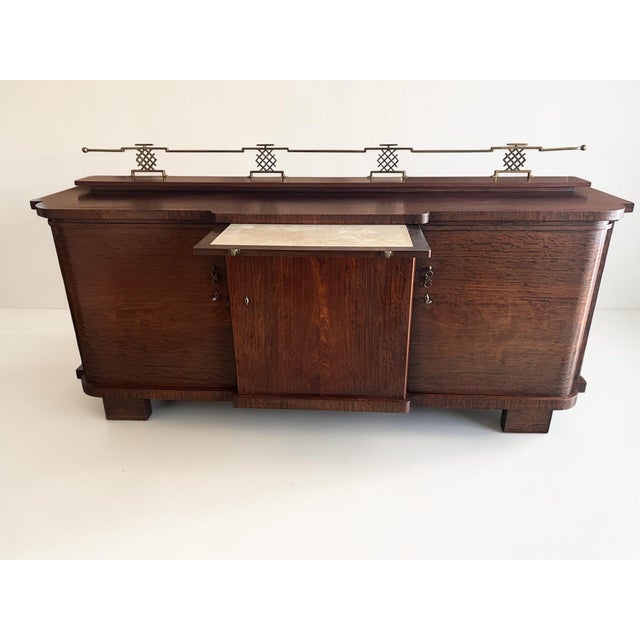 Vintage Art Deco Sideboard in Mahogany, 1930s For Sale - Image 4 of 18