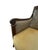 Late 20th Century Neoclassical Walnut Lounge Chair With Paisley Upholstery Transitional Designer Accent Chair For Sale - Image 5 of 8
