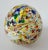Art Glass Paperweight of Clear Glass and a Confetti Concentrated Center For Sale In Los Angeles - Image 6 of 7
