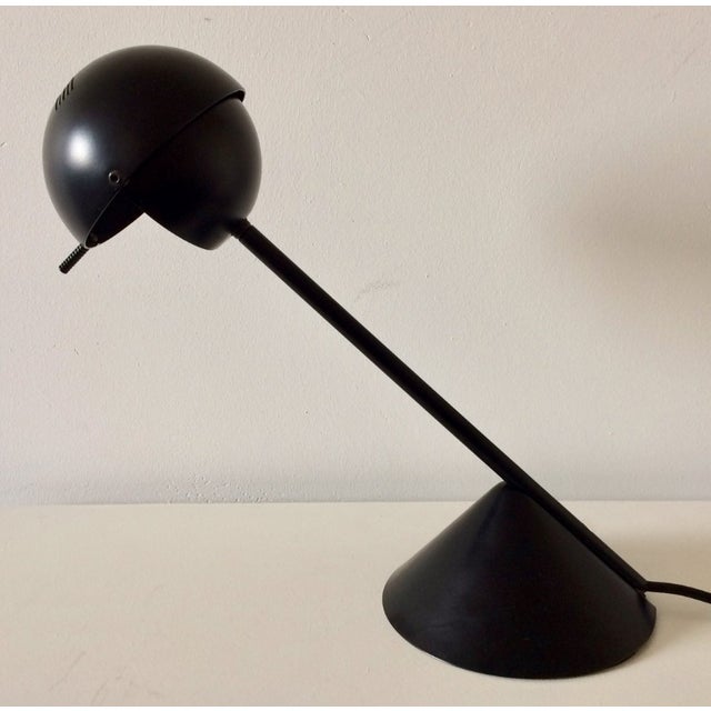 Metal Desk Lamp with Adjustable Sphere Lampshade, 1980s For Sale - Image 10 of 10