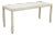 Vintage Mid Century Modern Steel Metal White Laminate Top Coffee Table Bench For Sale
