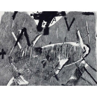 Antoni Tàpies, Lletres i Gris, 1976, Etching For Sale
