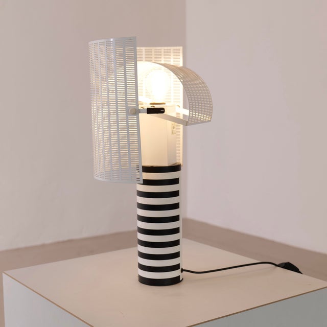 Vintage Shogun Lamp by Mario Botta for Artemide, 1980s, in Good conditions. Designed 1980 to 1989 This piece has an...