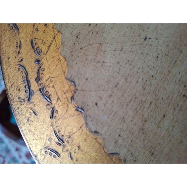 Lacquered and Gilded Oval Coffee Table, 1960s For Sale - Image 10 of 18