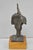Vintage Elbert Weinberg "Scroll" Bronze Brutalist Abstract Sculpture Figure For Sale - Image 10 of 15