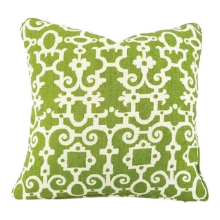 Raoul Textiles George Smith Stella in the Color Wheatgrass Pillow Cover For Sale