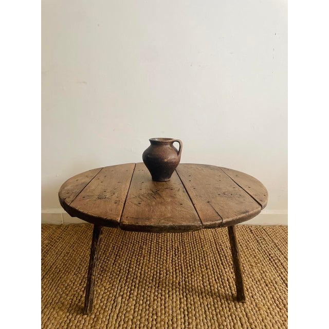 Brown Coffee Table in Oak For Sale - Image 8 of 9