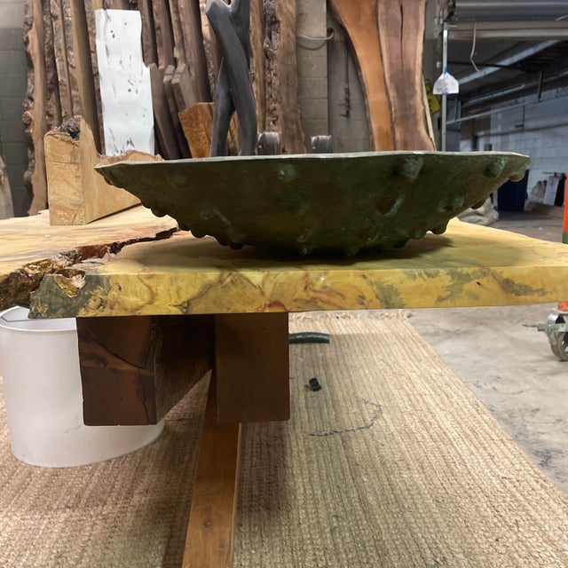 1970s Bronze Sculptural Bowl/Shield For Sale - Image 9 of 9