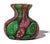 Early 20th Century Antique Fratelli Toso Murano Miniature Flower Mosaic Murrines Italian Art Glass Vase and Dish - Set of 2 For Sale - Image 5 of 10