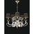 Contemporary Collection Flower Chandelier in Metal and Crystal by Jago For Sale - Image 3 of 6