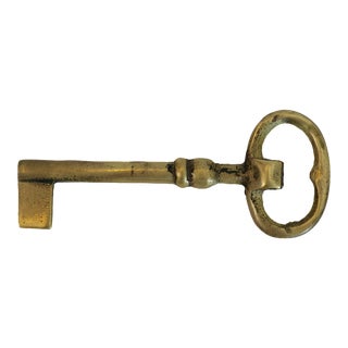Brass Skeleton Key Bottle Opener For Sale
