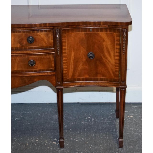 Vintage Edwardian Hardwood Sideboard Made by Jaycee Furniture For Sale - Image 6 of 18