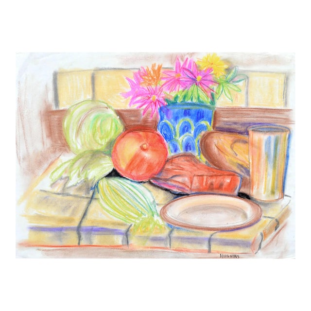 Vintage Kitchen Still Life by Virginia J Hughins For Sale