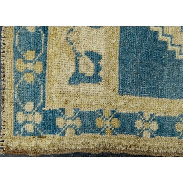 Turkish Mini Rug Oriental Hand Knotted Vintage Rug 1'10" x 3'7" #16427 Explore a curated collection of hallway runners,...