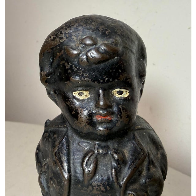 Up for sale is a wonderful antique painted cast iron still "MIDDY" bank. This original collectible still bank features a...