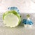 Teal and Light Green Shaped Chocolate Pot For Sale - Image 9 of 11