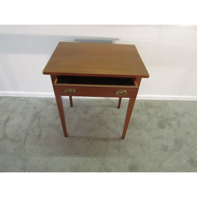 Kittinger Kittinger Williamsburg Adaptation Solid Mahogany One Drawer Console For Sale - Image 4 of 7