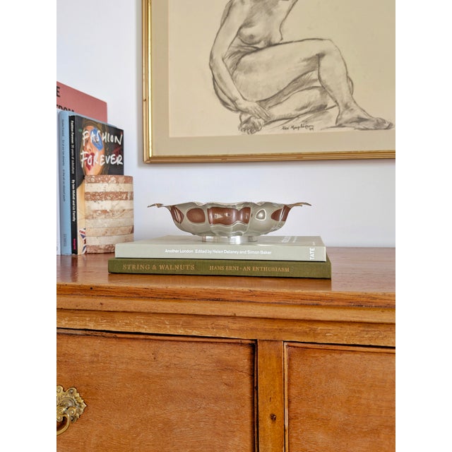 Antique Silver Plated York Flower Shaped Bowl by James Duncan, 1900s For Sale - Image 7 of 15
