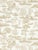 Sample - The House of Scalamandré Garden Toile Wallpaper, Latte For Sale