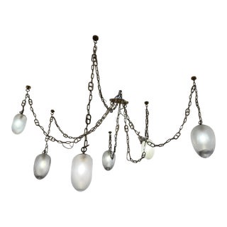 Noz Nozawa for Corbett Lighting Six Light Daith Chandelier For Sale