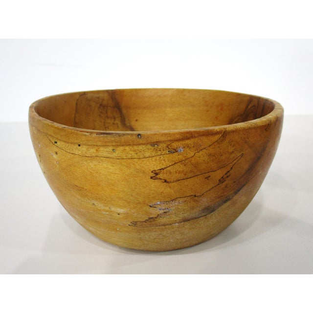 Mid 20th Century Mid 20th Century 4 David Auld Handcrafted Organic Mango Wood Bowls Haiti For Sale - Image 5 of 11