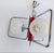 Funky Ceiling Lamp with Red Lacquered Metal Stem For Sale - Image 4 of 18
