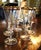 Set of 5 Mikasa JAMESTOWN Gold Trim Crystal Iced Tea Glasses Goblets Excellent condition. 8” tall.