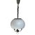 Mid-Century Modern Vintage Space Age Height-Adjustable Pendant Light in White Acrylic from Dijkstra For Sale - Image 3 of 8